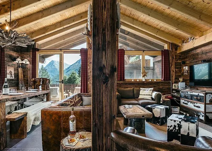 Alpesi faház Mouton A 4-bedroom Alpine Chic Escape In *