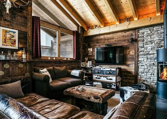 Mouton A 4-bedroom Alpine Chic Escape In * Saas Fee