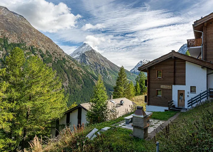 Mouton A 4-bedroom Alpine Chic Escape In Saas-Fee